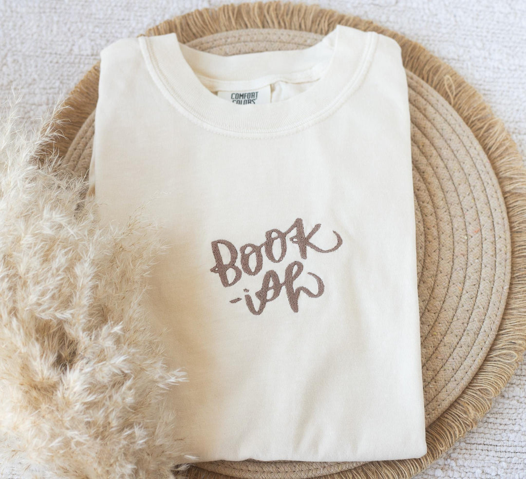 Embroidered Bookish T-shirts
