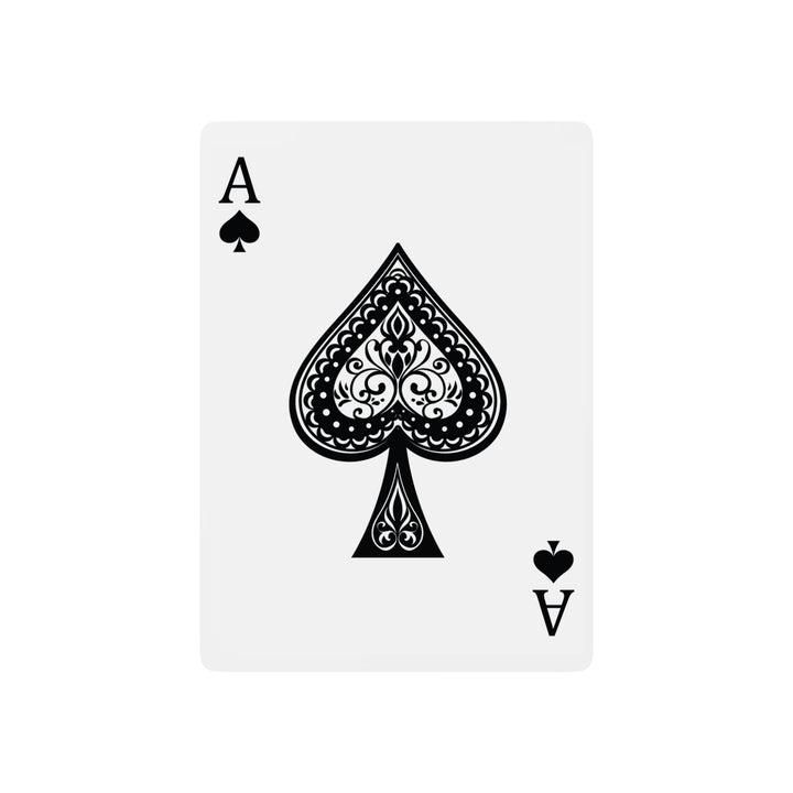 Custom Watercolor Dog Playing Cards, Light Blue White Stripes, Personalized Pet Photo Poker Deck