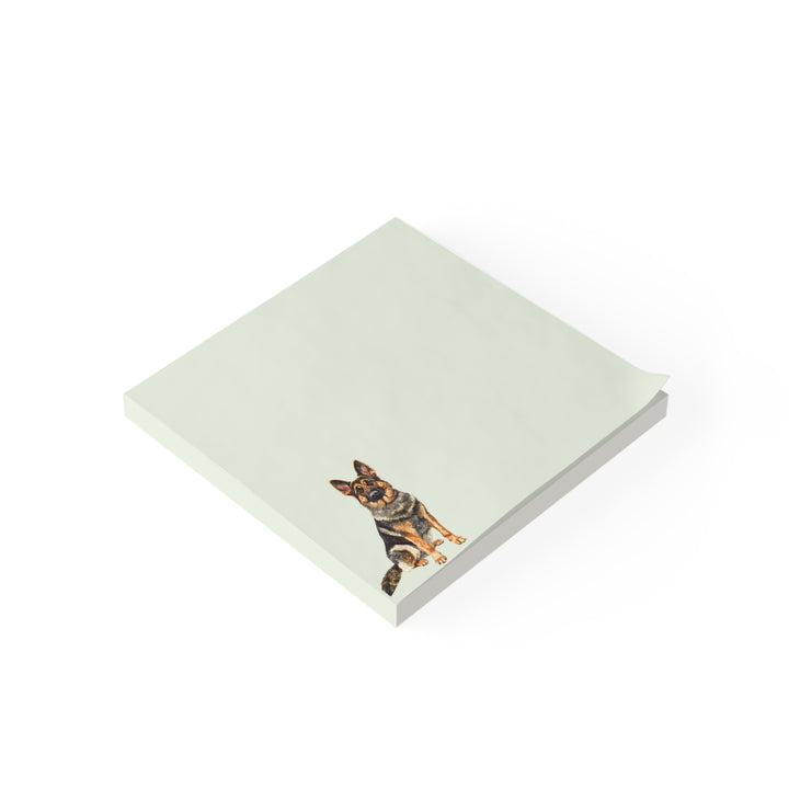 German Shepherd Sticky Notepad, Cute GSD Sticky Note, German Shepherd Gifts, German Shepherd Notepad, German Shepherd Lover Gifts