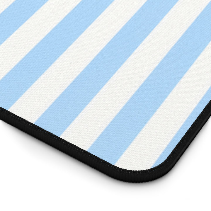 Goldendoodle Desk Mat, Blue Stripe Dog Mouse Pad, Doodle Mom Gift