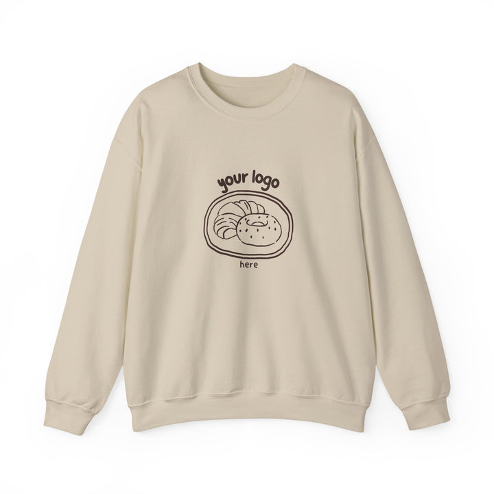 Custom Logo Sweatshirt, Personalized Business Crewneck, Your Logo Here, Unisex Company Team Pullover