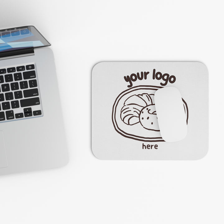 Custom Logo Mouse Pad, Personalized Business Desk Accessory, Your Logo Here, Company Office Gift, 9 x 8