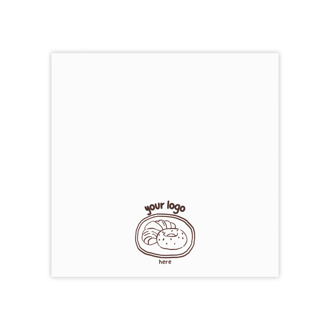 Custom Logo Sticky Notes, Personalized Business Post-it Note Pad, Branded Office Stationery, 3 x 3, 50 Sheets