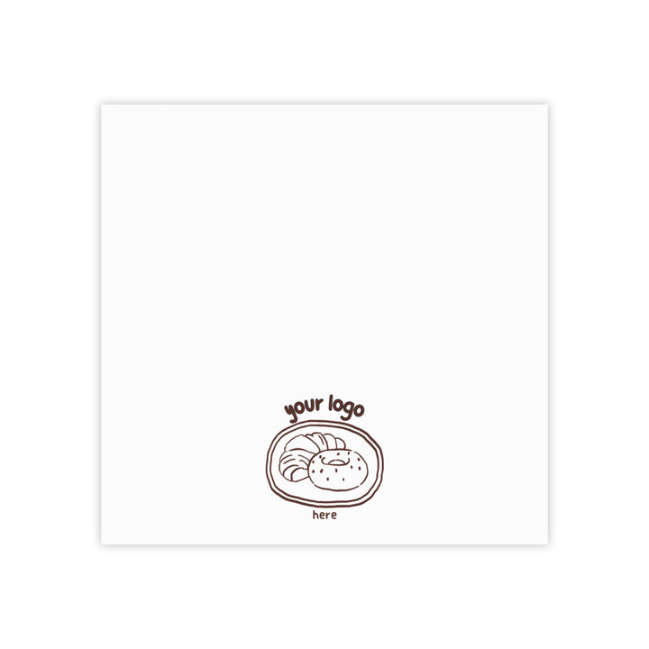 Custom Logo Sticky Notes, Personalized Business Post-it Note Pad, Branded Office Stationery, 3 x 3, 50 Sheets