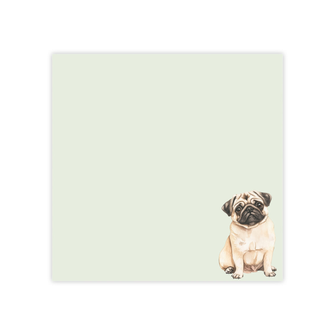 Pug Sticky Notepad, Cute Pug  Sticky Note, Pug  Gifts, Pug  Notepad, Pug  Lover Gifts, Pug Mom Gifts