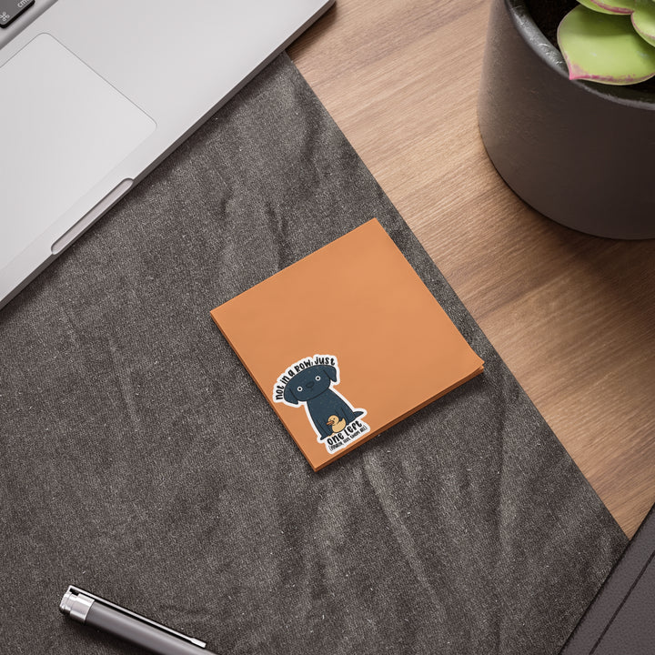 Sarcastic Emotional Support Dog Notepad, Funny Black Lab Lover Office Friend memo pad, Dog Gifts