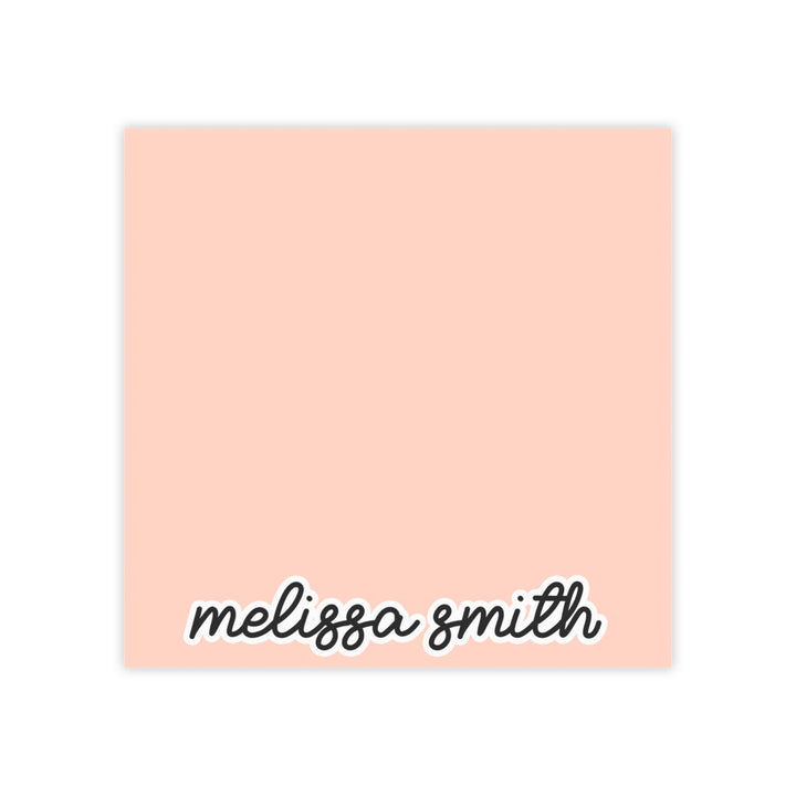 Custom Sticky Notepads with Name, Office Gifts for Colleague, Decorative Bookish Stationery YUH22