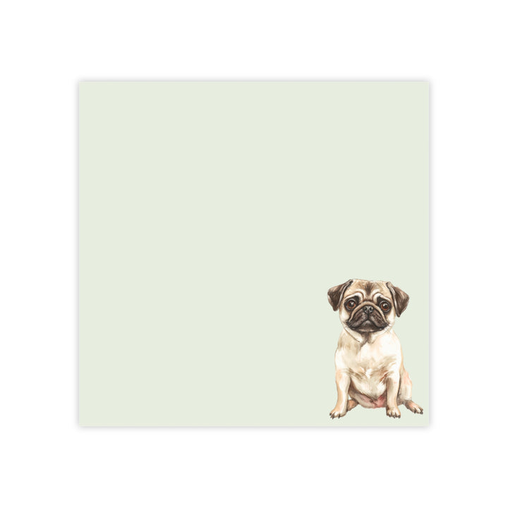 Pug Sticky Notepad, Cute Pug  Sticky Note, Pug  Gifts, Pug  Notepad, Pug  Lover Gifts, Pug Mom Gifts