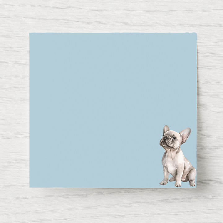 French Bulldog Notepad, Frenchie Sticky Note, French Bulldog Mom Gifts, Pet Stationery, Cute Dog Gift, French Bulldog Mom Stationery