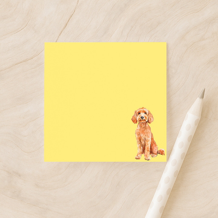 Goldendoodle Sticky Note, Goldendoodle Sticky Note, Goldendoodle Mom Gifts, Pet Stationery, Cute Dog Gift, Goldendoodle Mom