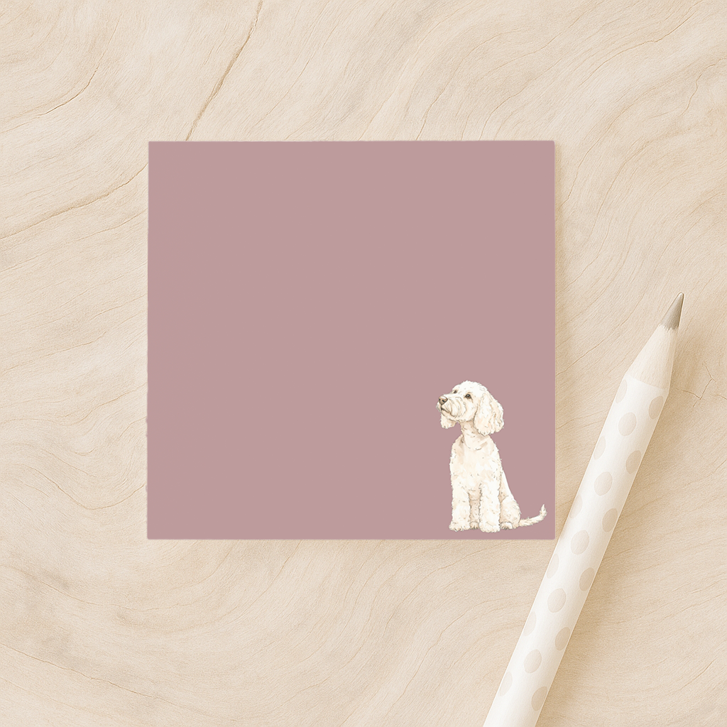Labradoodle Sticky Note, Labradoodle Sticky Note, Labradoodle Mom Gifts, Pet Stationery, Cute Dog Gift, Labradoodle Mom