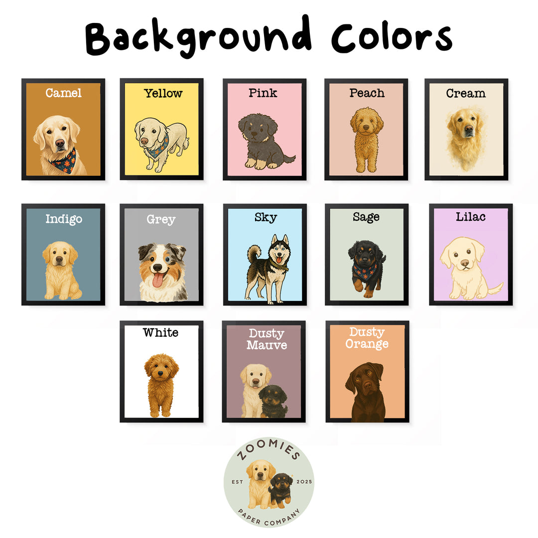 Custom Watercolor Dog Sticky Note, Custom Dog Pos-it Note, Personalized Dog Mom Gifts, Pet Stationery, Cute Dog Gift