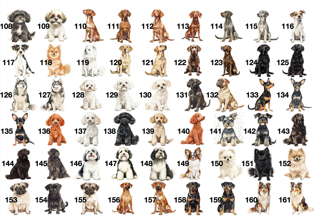 Custom Watercolor Dog Sticky Note, Custom Dog Pos-it Note, Personalized Dog Mom Gifts, Pet Stationery, Cute Dog Gift