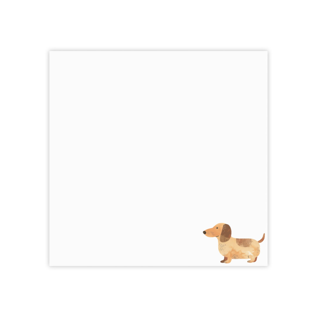 Funny Dachshund Notepad, Hand Drawn Dachshund Sticky Note, Dachshund Mom Gifts, Dachshund Stationery, Cute Dog Gift, Dachshund Post-it Note