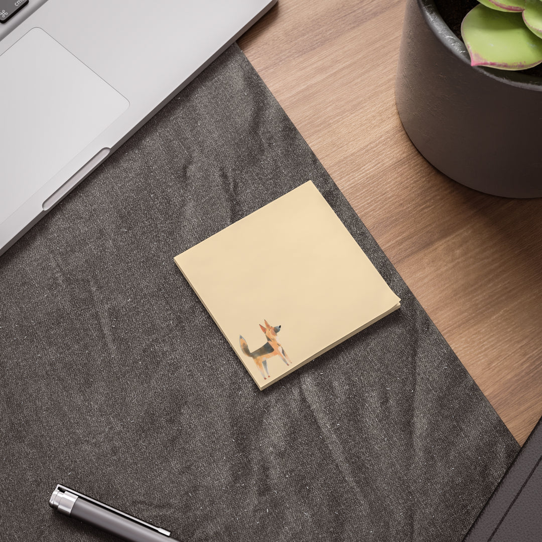 German Shepherd Notepad, Hand Drawn German Shepherd Sticky Note, German Shepherd Mom Gifts, German Shepherd Stationery
