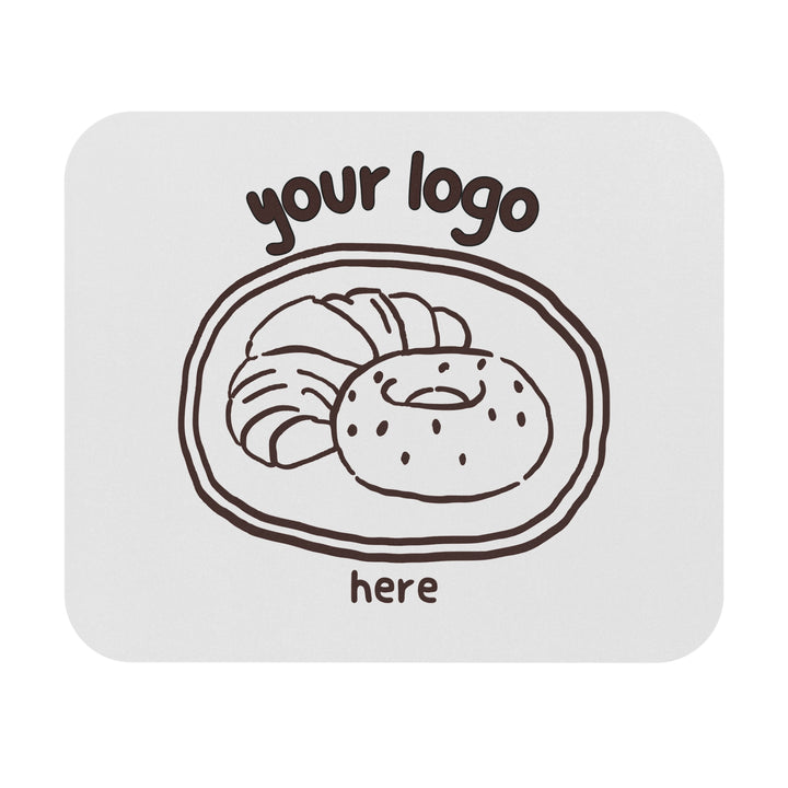 Custom Logo Mouse Pad, Personalized Business Desk Accessory, Your Logo Here, Company Office Gift, 9 x 8