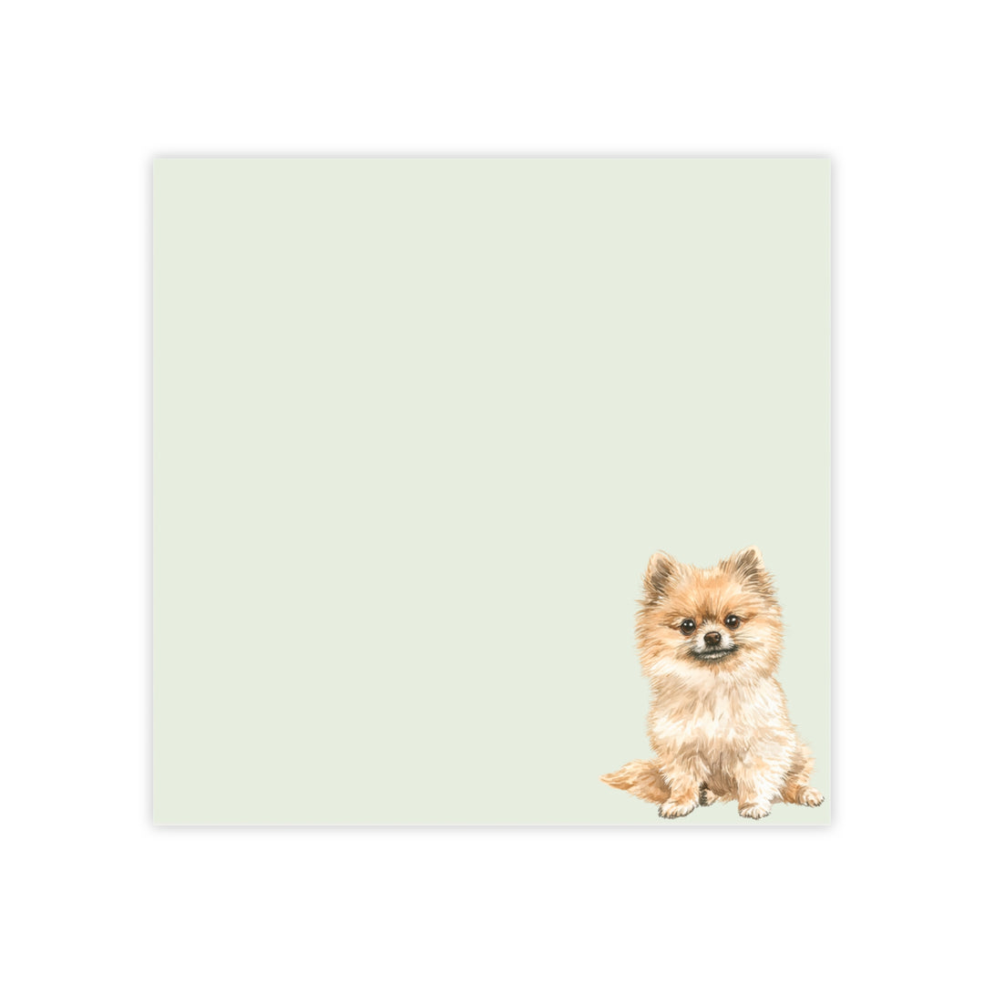 Pomeranian Sticky Notepad, Cute Pomeranian Sticky Note, Pomeranian Gifts, Pomeranian Notepad, Pomeranian Lover Gifts