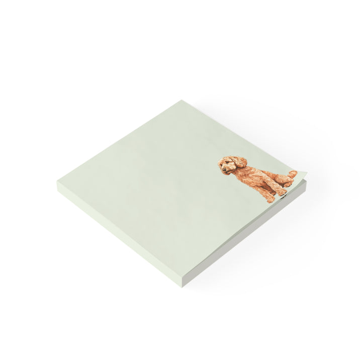 Goldendoodle Sticky Notepad, Cute Goldendoodle Sticky Note, Goldendoodle Gifts, Goldendoodle Notepad, Goldendoodle Lover Gift