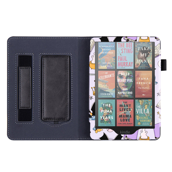 Romantasy Dragon Kindle Case with Stand & Hand Strap