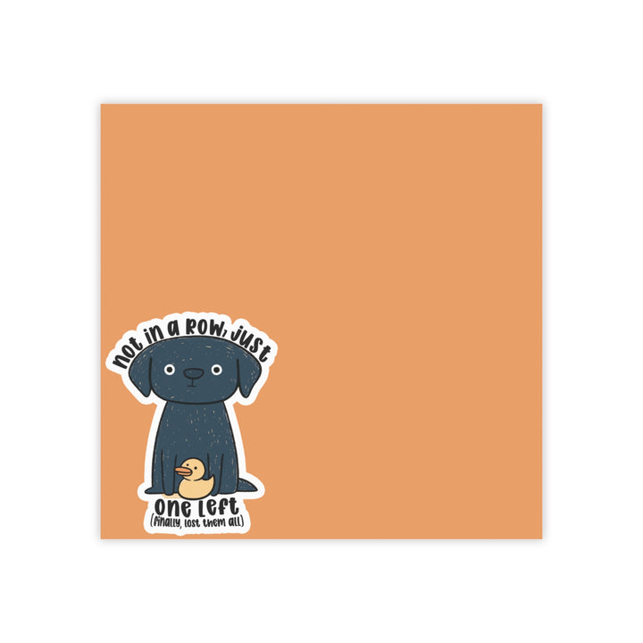 Sarcastic Emotional Support Dog Notepad, Funny Black Lab Lover Office Friend memo pad, Dog Gifts