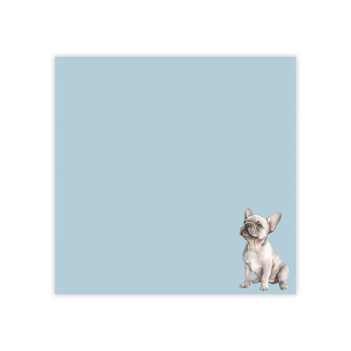 French Bulldog Notepad, Frenchie Sticky Note, French Bulldog Mom Gifts, Pet Stationery, Cute Dog Gift, French Bulldog Mom Stationery