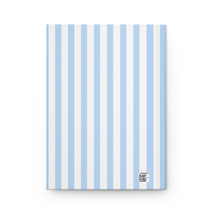 Goldendoodle Journal, Blue Stripe Hardcover Notebook, Doodle Mom Gift, New Puppy Gift