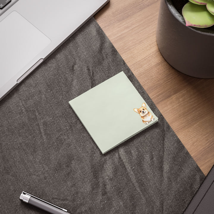 Corgi Notepad, Australian Corgi Sticky Note, Corgi Mom Gifts, Pet Stationery, Cute Dog Gift, Corgi Post-It Notes, Corgi Gifts