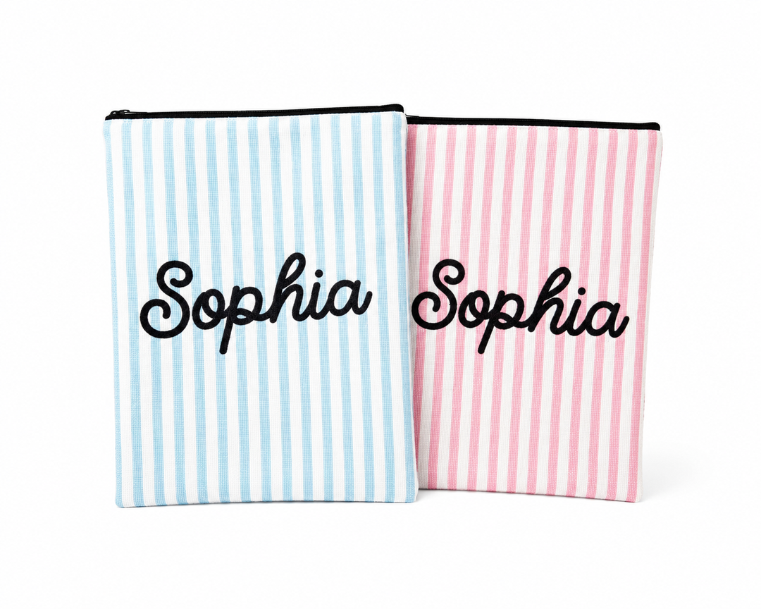 Custom Book Sleeve with Zipper