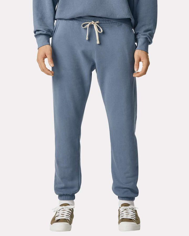 Embrodiered Lightweight Fleece Sweatpants by Comfort Colors