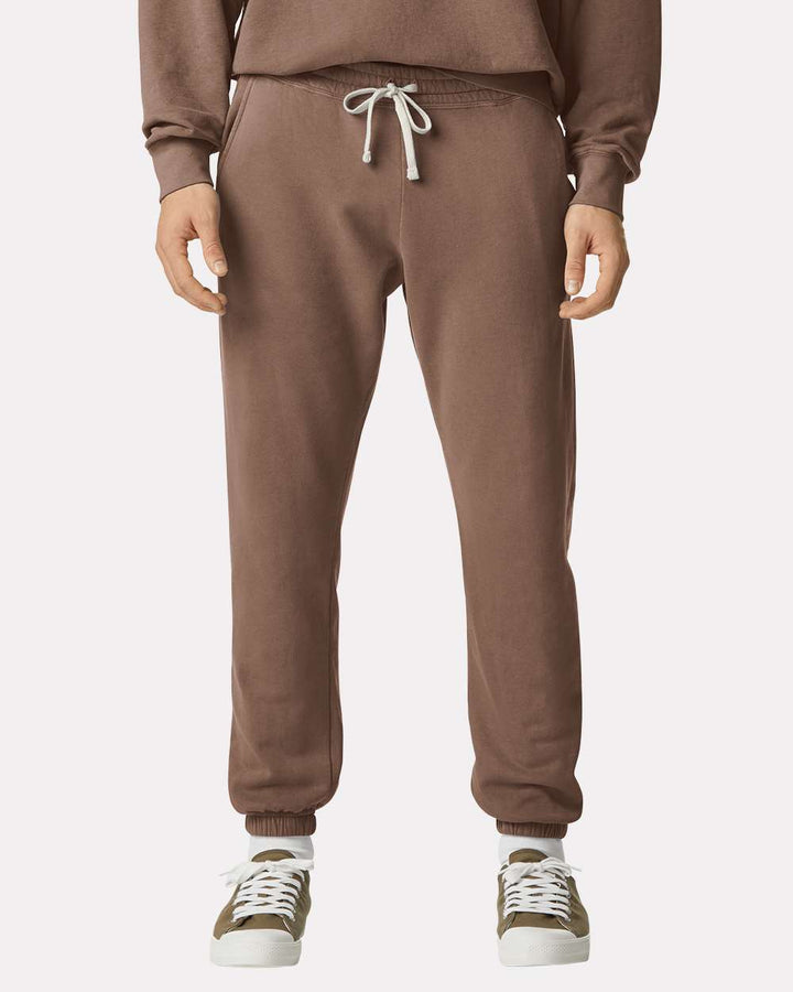 Embrodiered Lightweight Fleece Sweatpants by Comfort Colors