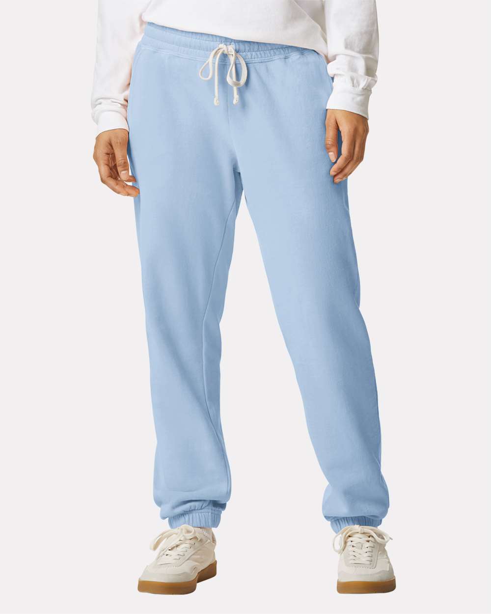 Embrodiered Lightweight Fleece Sweatpants by Comfort Colors