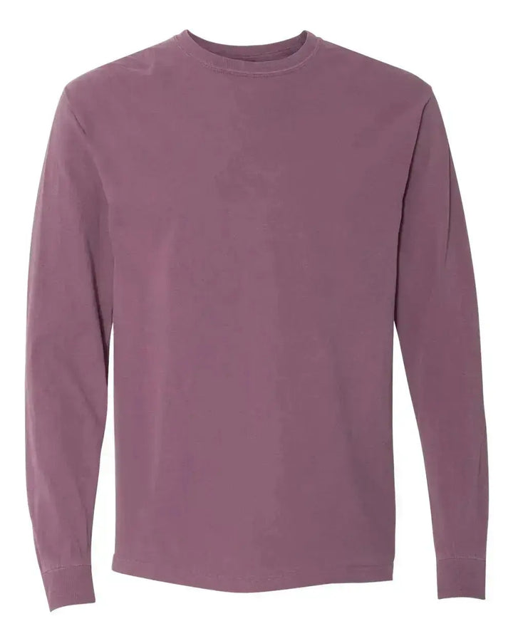 Custom Logo Embroidered Comfort Colors T-shirt, Long Sleeve nunusstudio