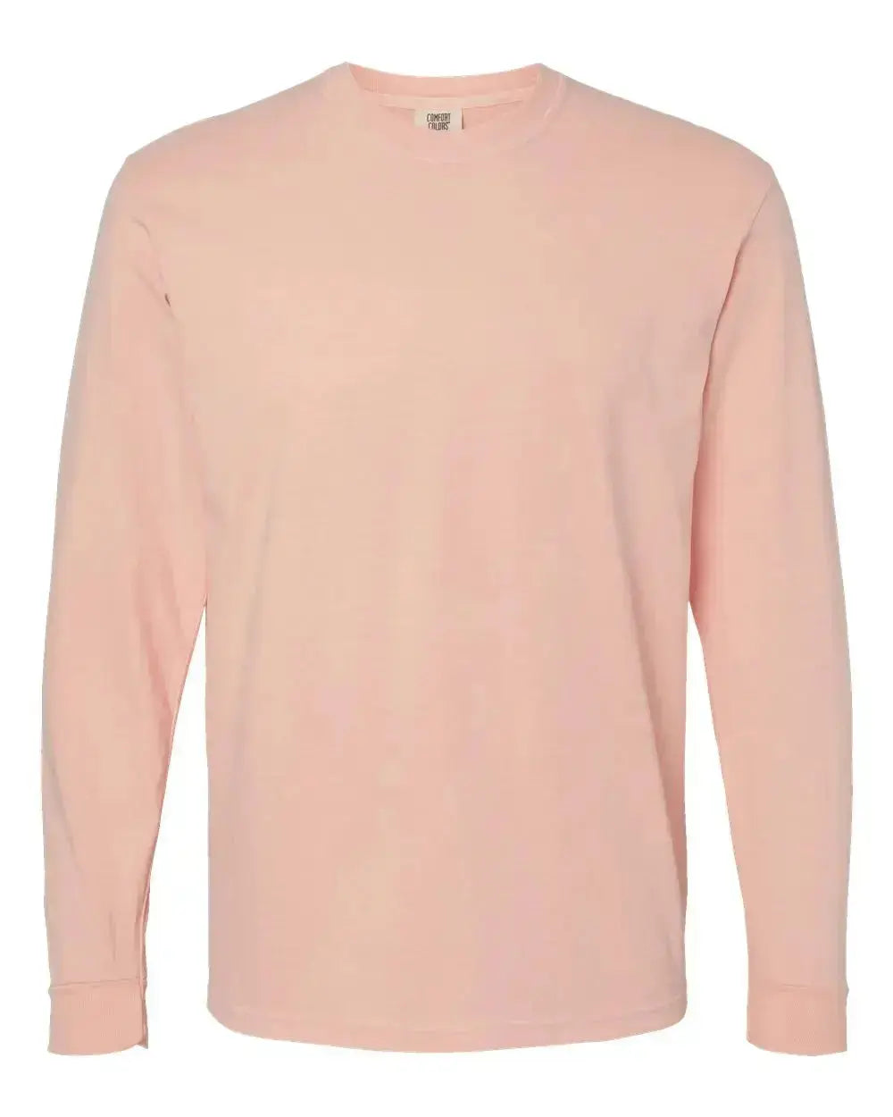 Custom Logo Embroidered Comfort Colors T-shirt, Long Sleeve nunusstudio