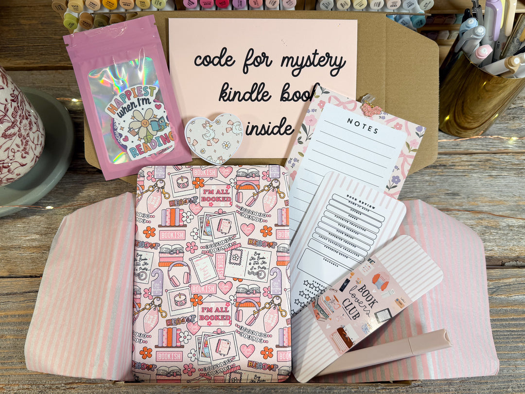 Pink Bookish Lover Luxury Blind Date with A Kindle Box