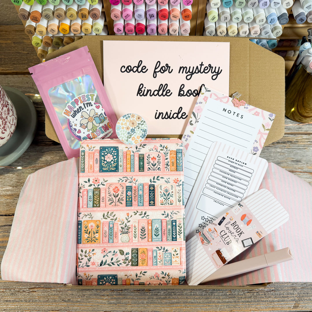 Pink Library Luxury Blind Date with A Kindle Box