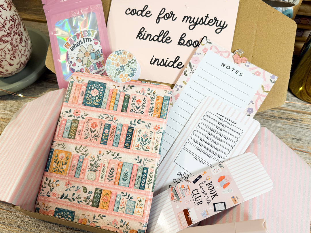 Pink Library Luxury Blind Date with A Kindle Box