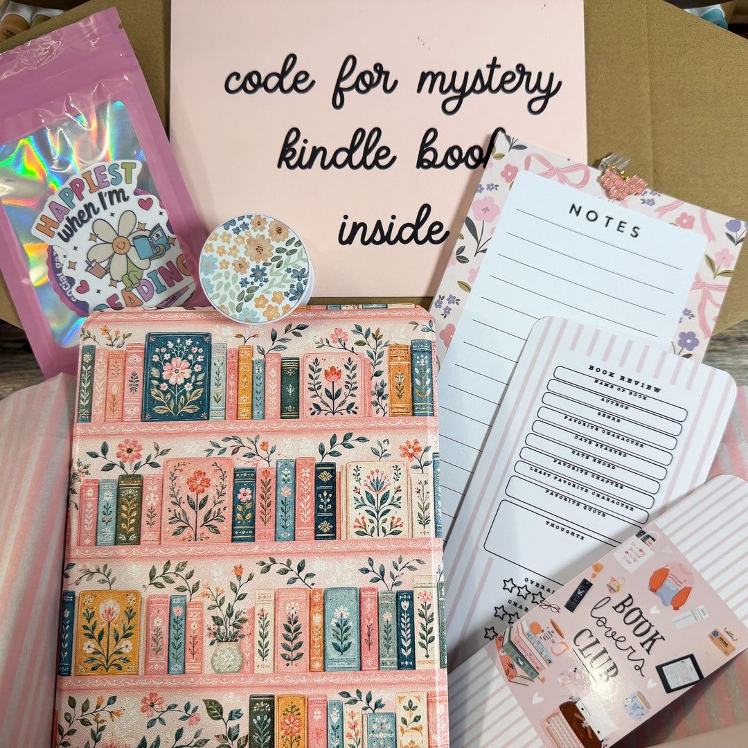 Pink Library Luxury Blind Date with A Kindle Box