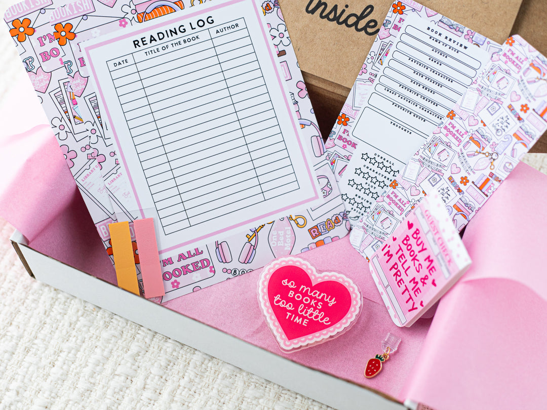 Kindle Accessories Box - The Pink Bookish Box