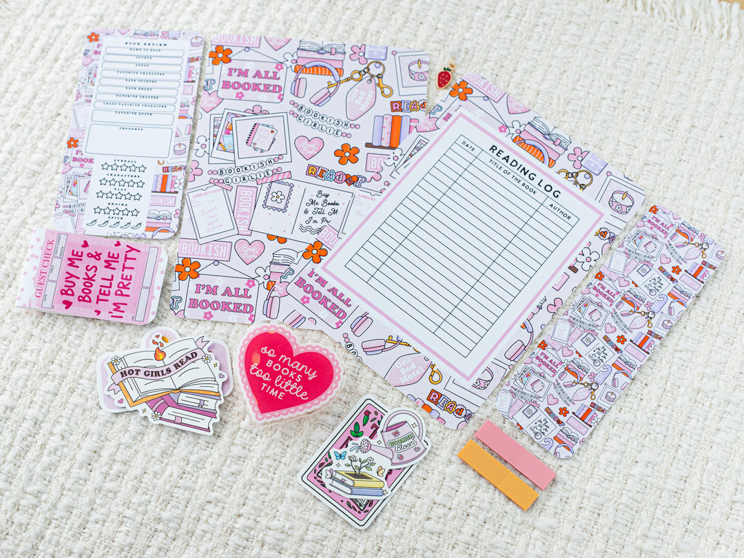 Kindle Accessories Box - The Pink Bookish Box
