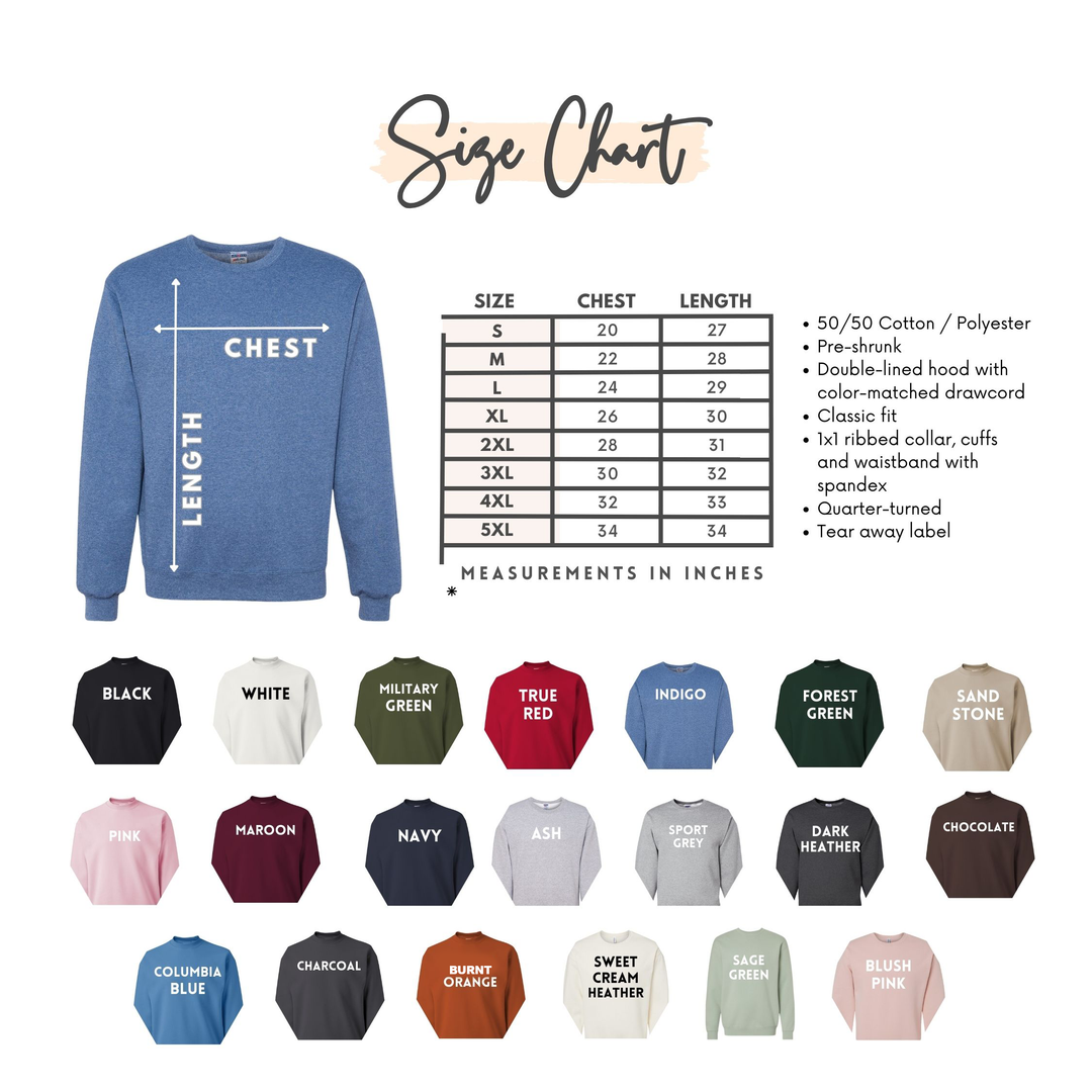Embroidered Just One More Chapter Sweatshirt
