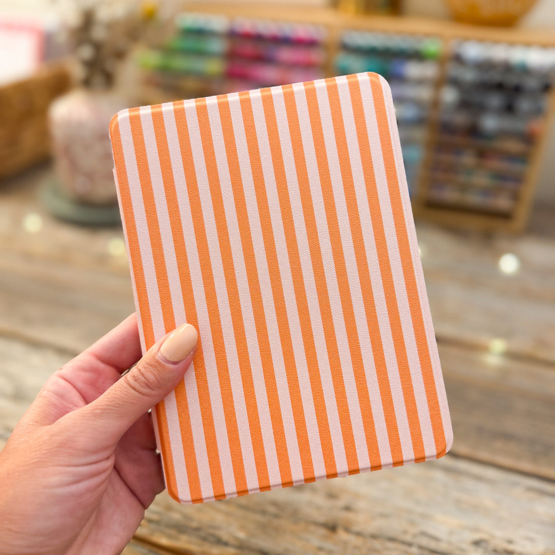 Orange Stripes Kindle Case for 12th Gen Paperwhite & Colorsoft