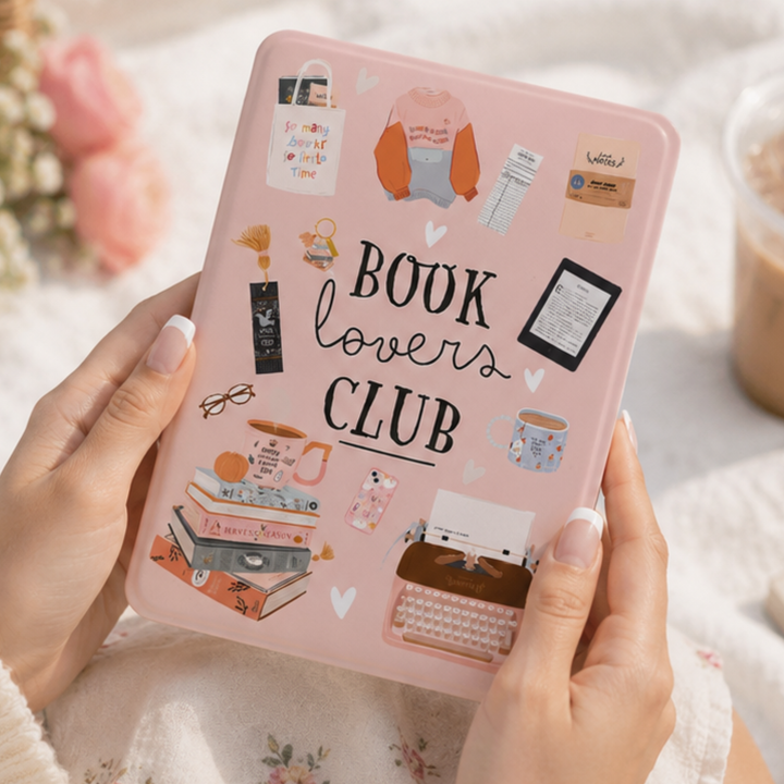 Book Lover Club Floral Kindle Case