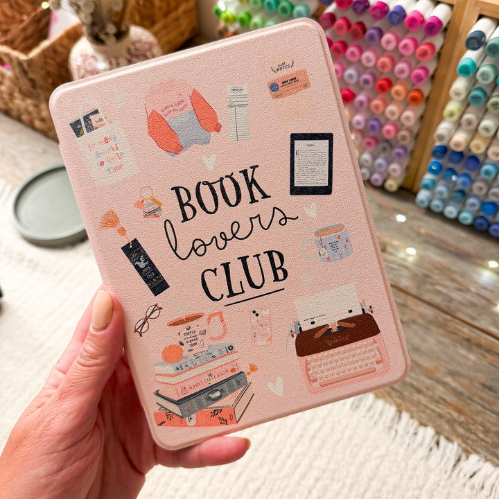 Book Lover Club Floral Kindle Case