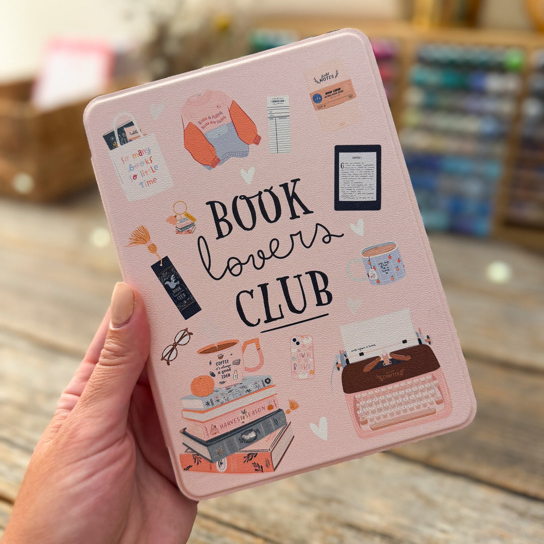 Book Lover Club Floral Kindle Case