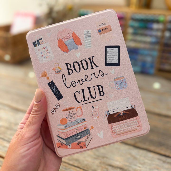 Book Lover Club Floral Kindle Case