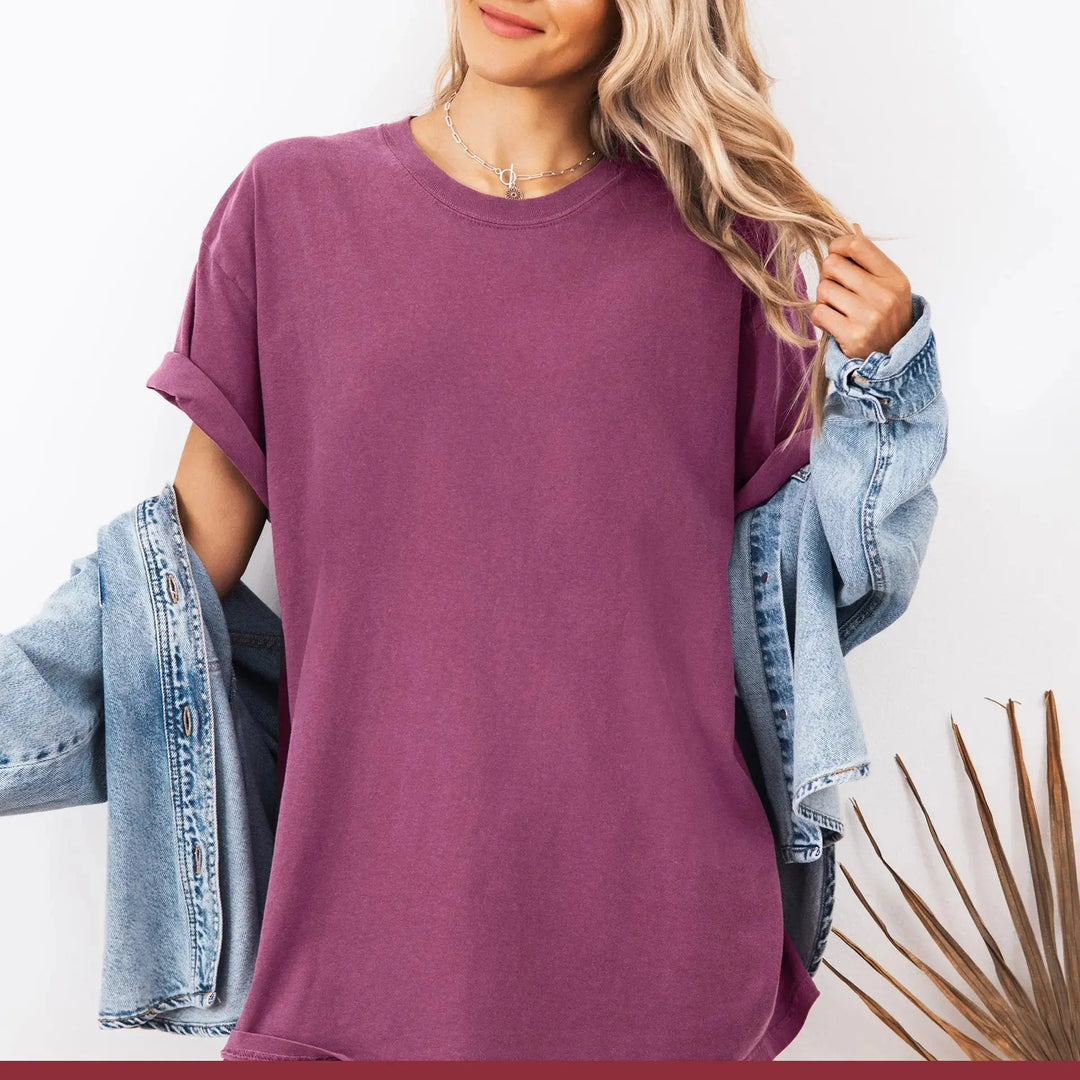 Custom Logo Embroidered Comfort Colors T-shirt, Short Sleeve nunusstudio