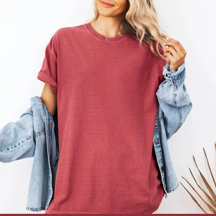 Custom Logo Embroidered Comfort Colors T-shirt, Short Sleeve nunusstudio