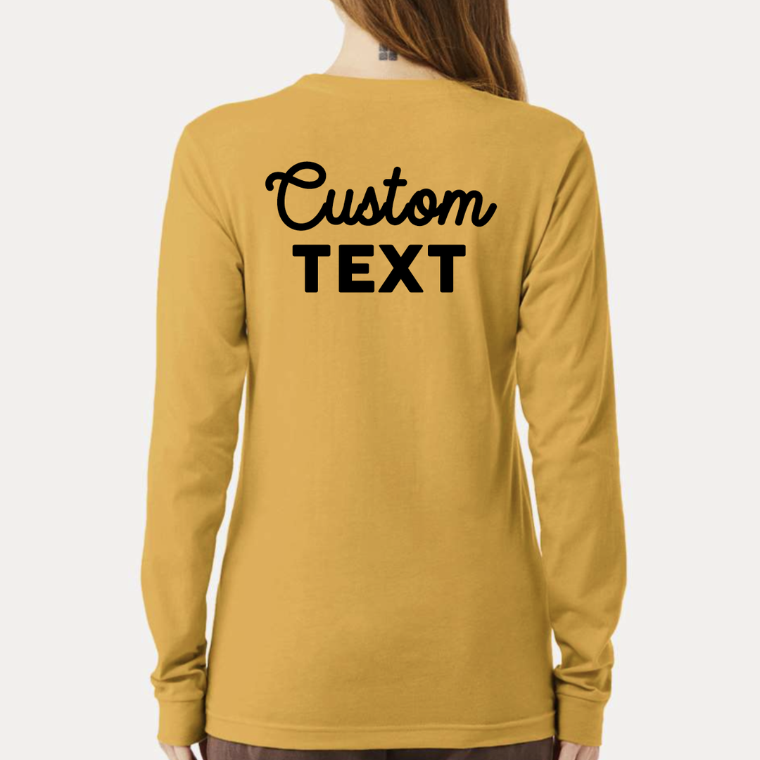 Custom Printed T-shirt, Bella Canvas, Long Sleeve