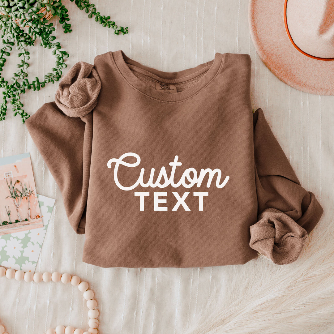 Custom Comfort Colors Crewneck Sweatshirt 1466