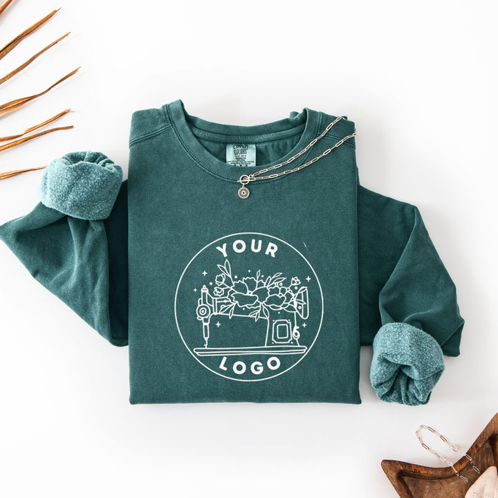 Custom Printed Comfort Colors Crewneck Sweatshirt